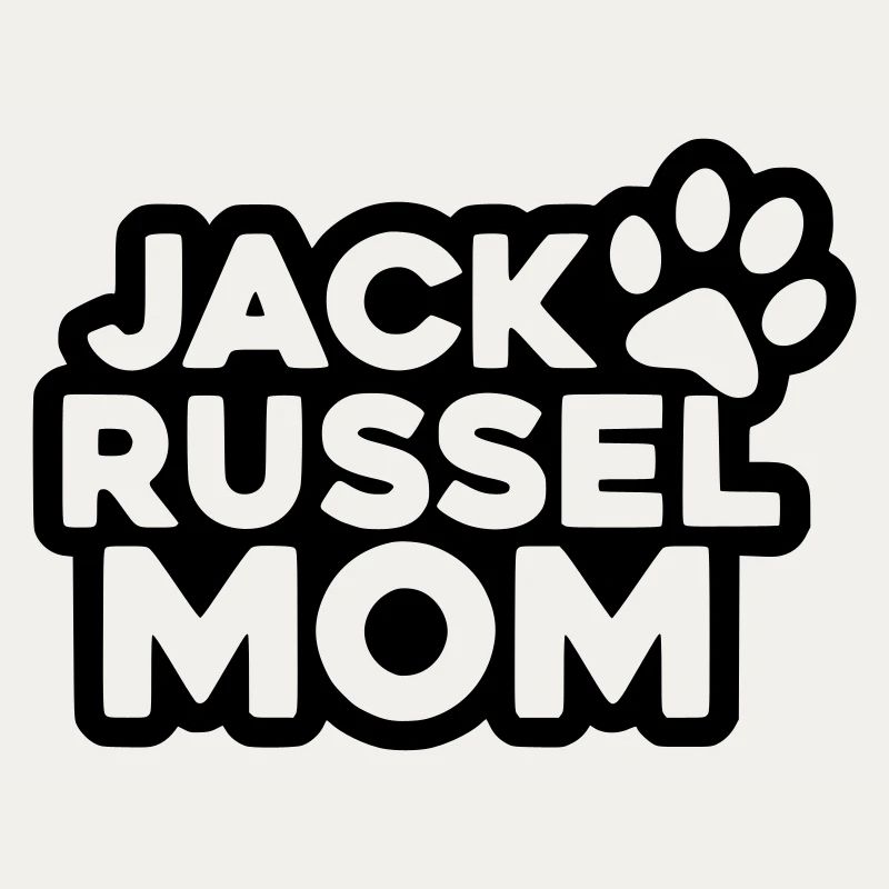 Jack Russel Mom - Couleur de design variable