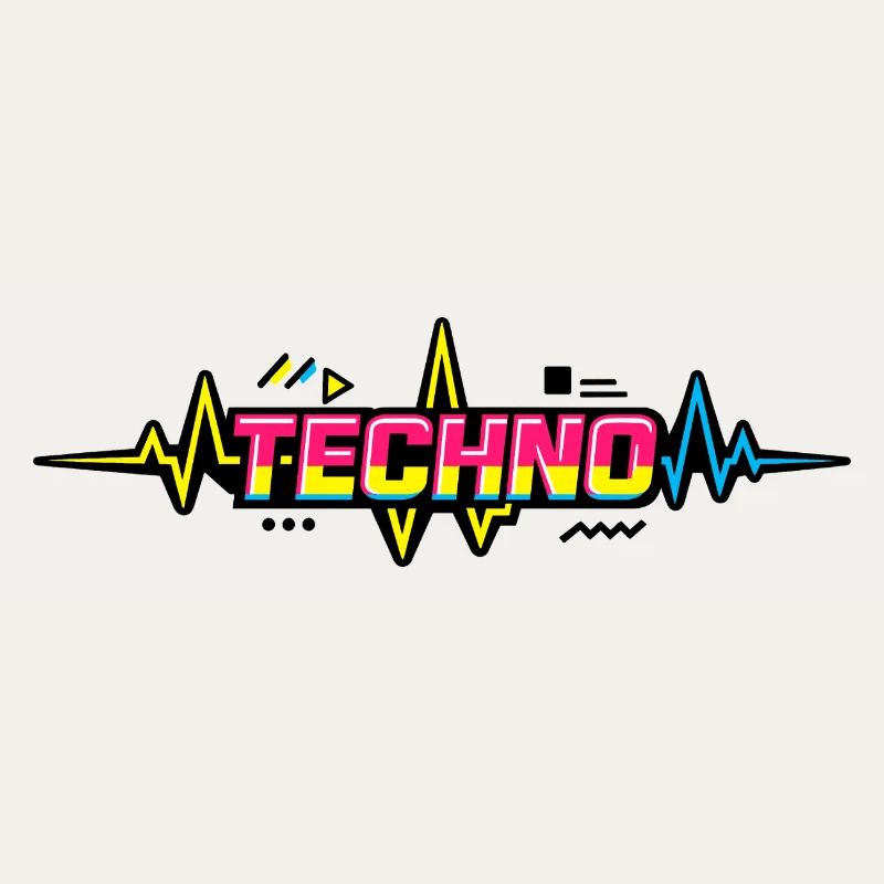 Techno Neon Pulse