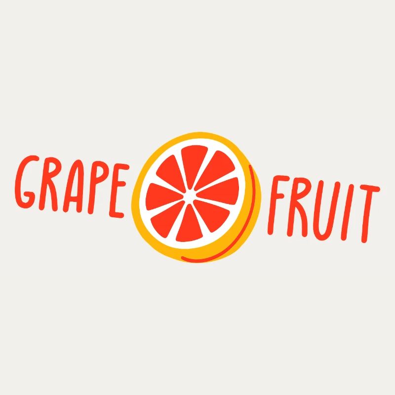 Grapefruit Citrus Slice unny Citrus Pun Design