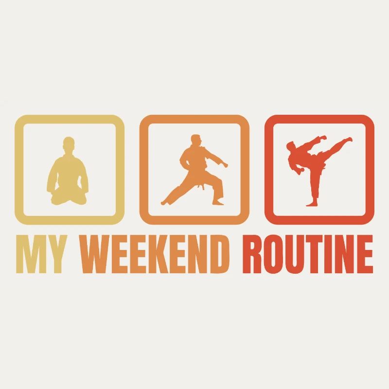 Karateka Wochenendroutine