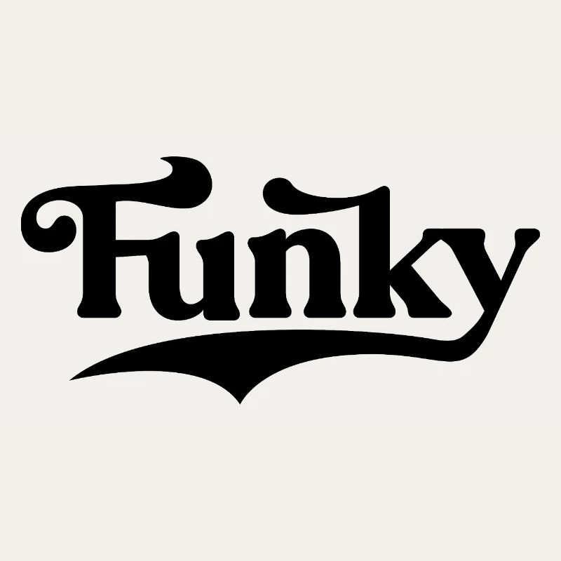 Funky Music Bold typography design