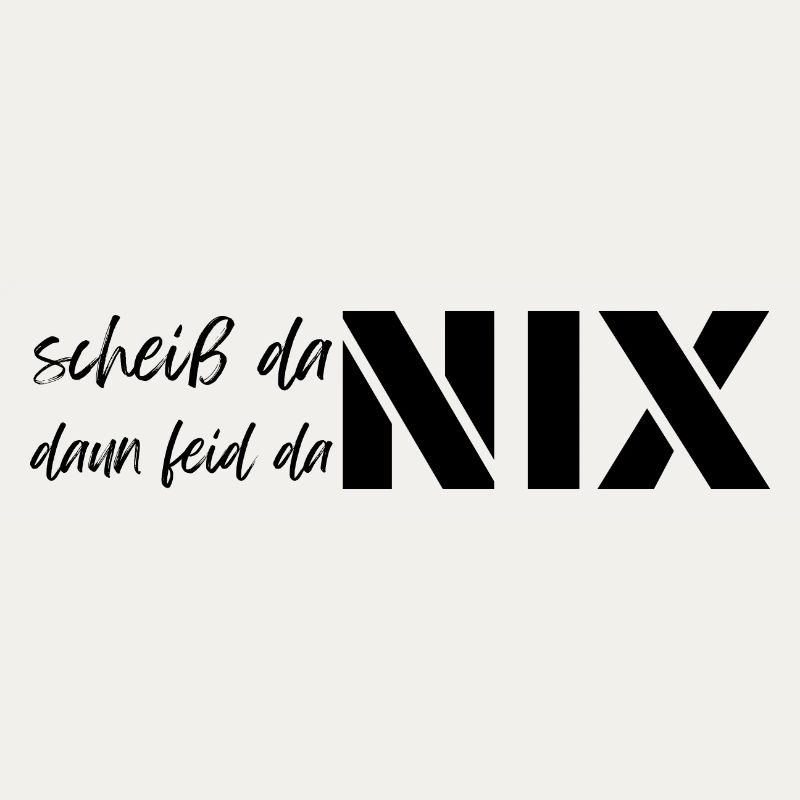 scheiß da nix daun feid da nix, Dialekt Motto