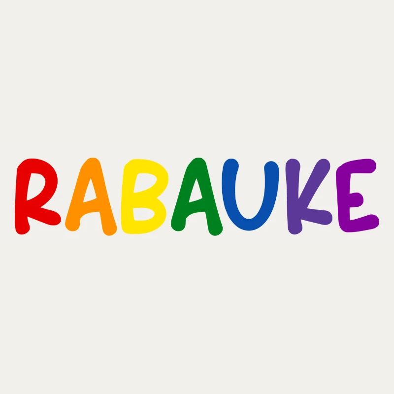 Rascal Colorful Letters Rainbow