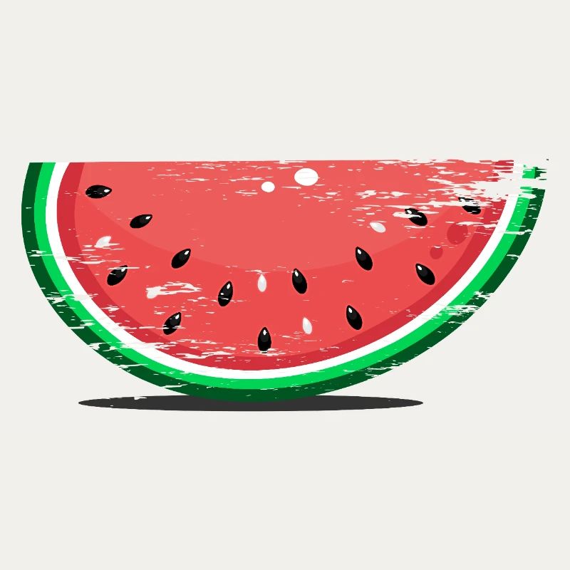 Tranche de conception de pastèque utilisée