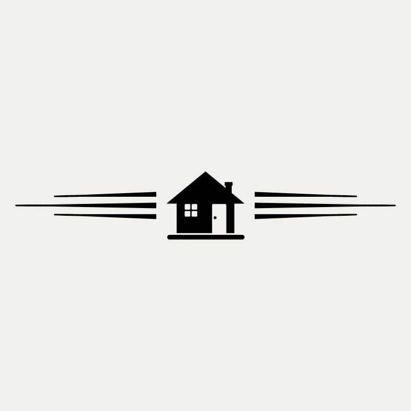 Icône de maison ligne de propriété