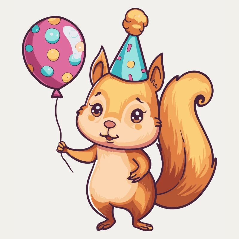 Squirrel Birthday Comic