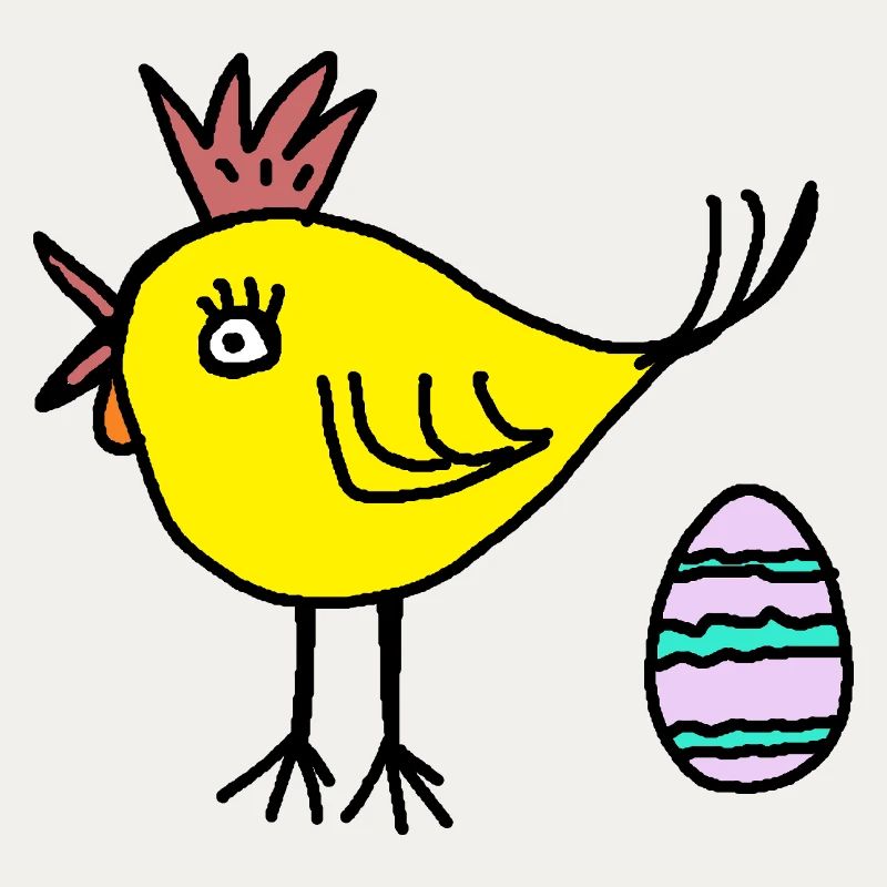 Chicken Chick Egg Easter Easter Egg Kids