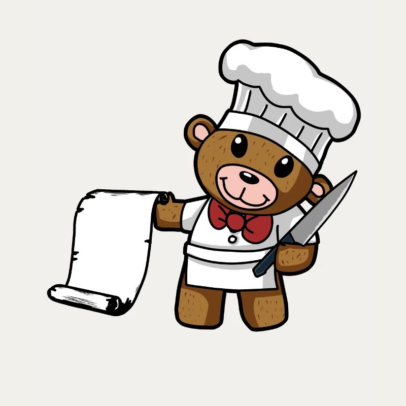Chef Kitchen Restaurant Gourmet Chef Chefs Teddy