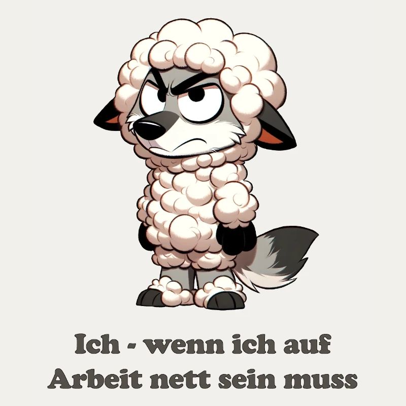 Wolf im Schafspelz auf Arbeit
