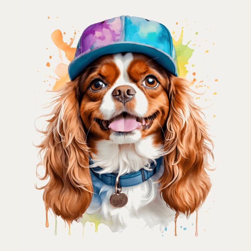 Cavalier King Charles Spaniel Snapback Cap Chien