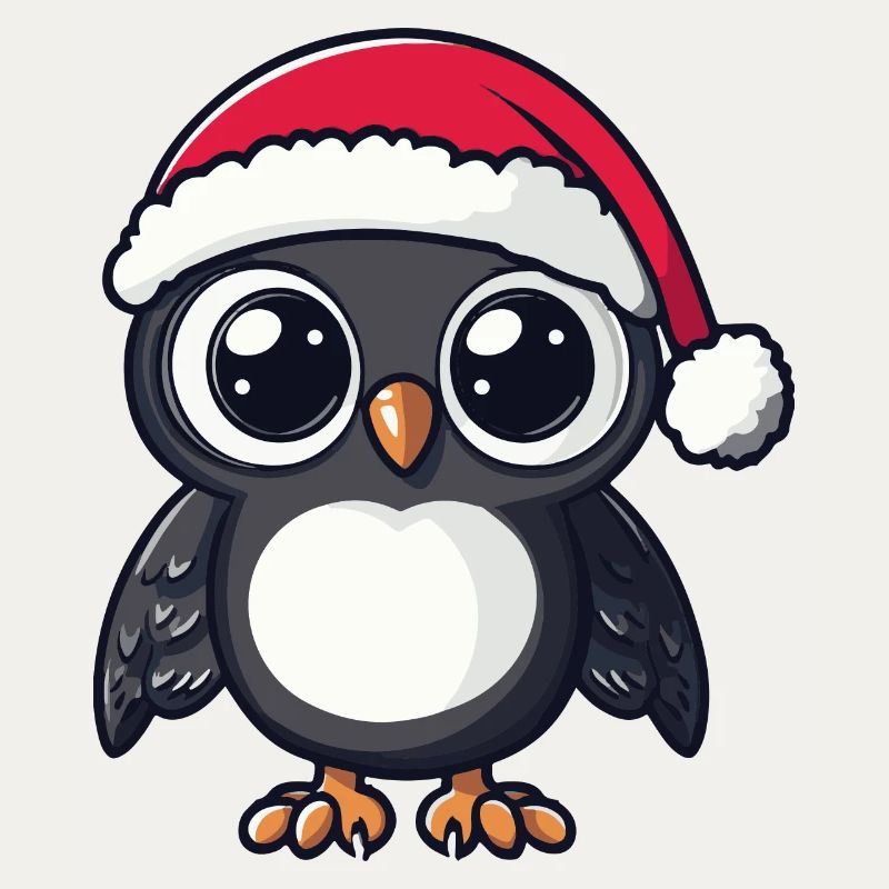 Eule Weihnachten