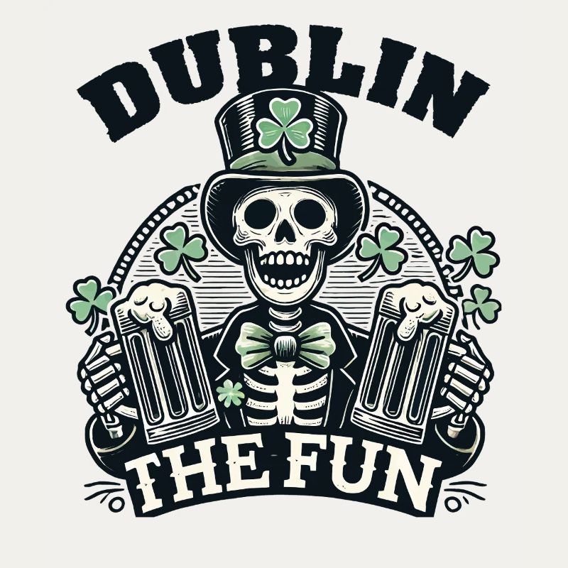 St. Patrick's Day Dublin The Fun Skeleton