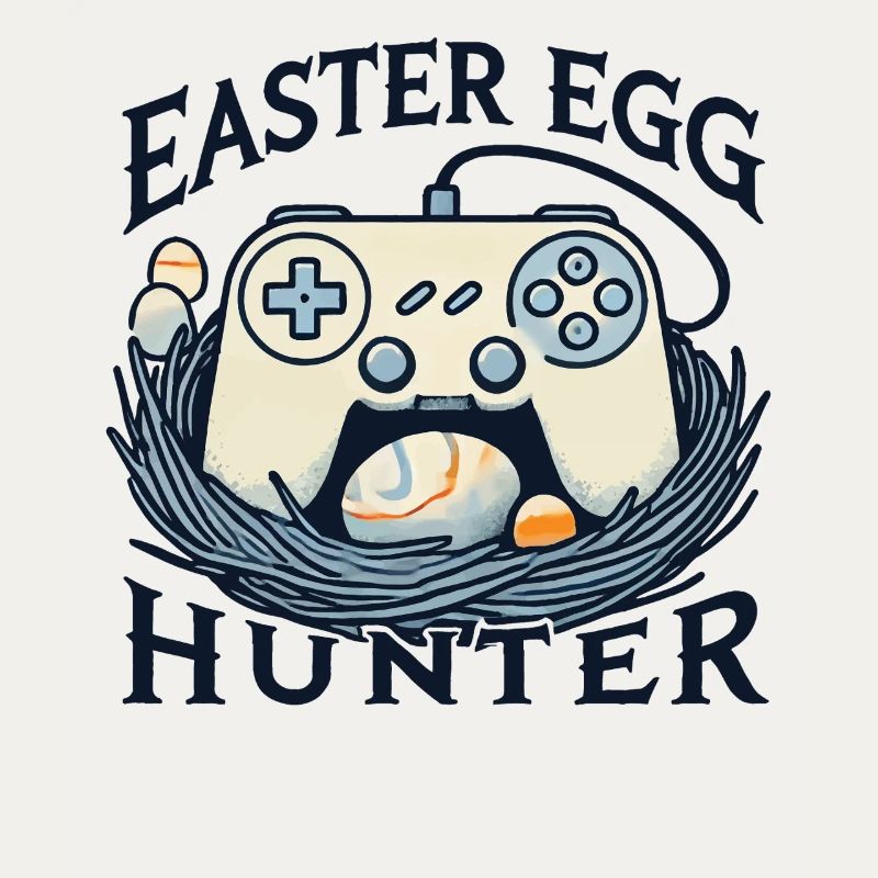 Easter Egg Jäger Gaming Controller Kunst