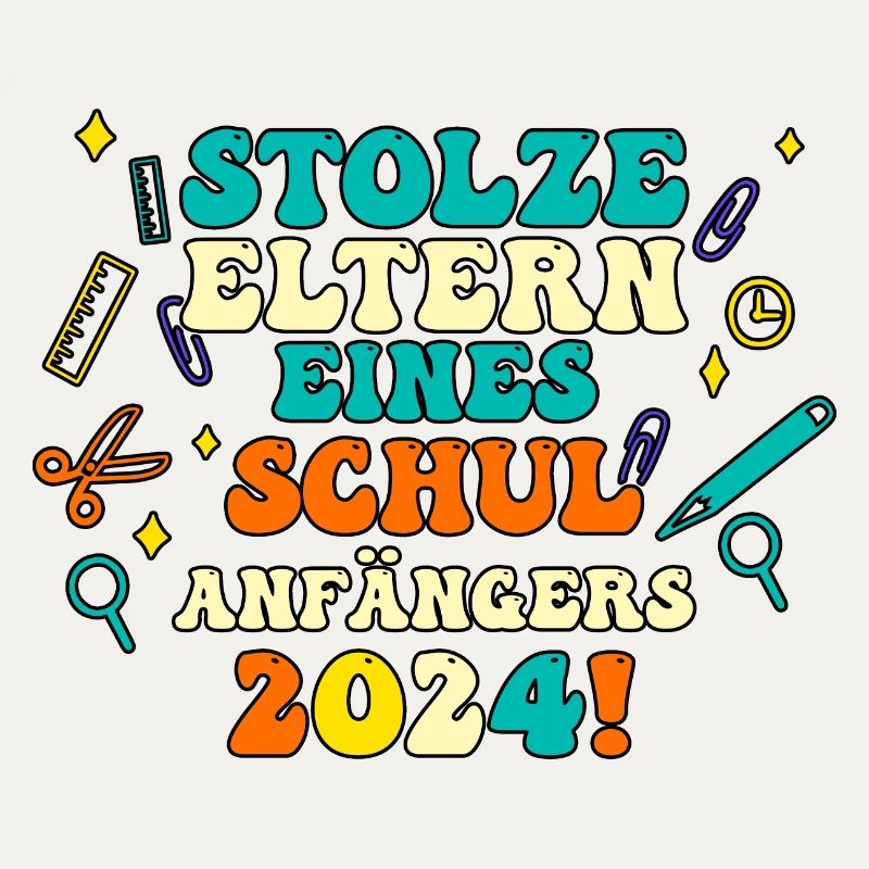 Eltern Schulkind Grundschule Erste Klasse Einschul