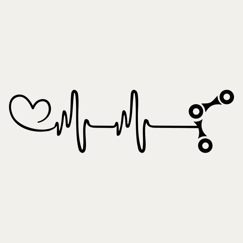 Bicycle Chain Pulse Heart