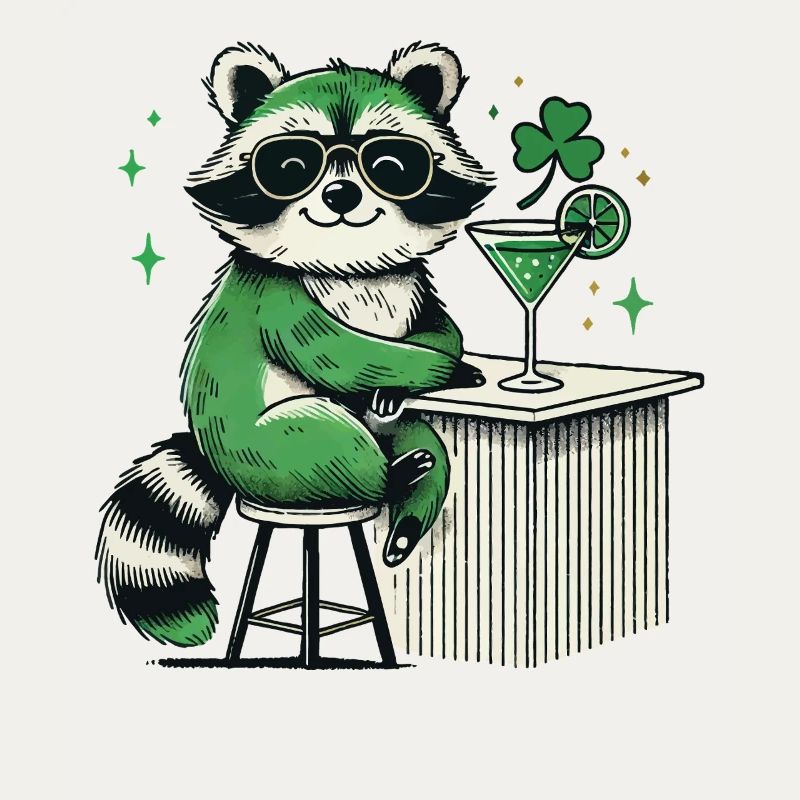Cocktail de raton laveur pour la Saint-Patrick
