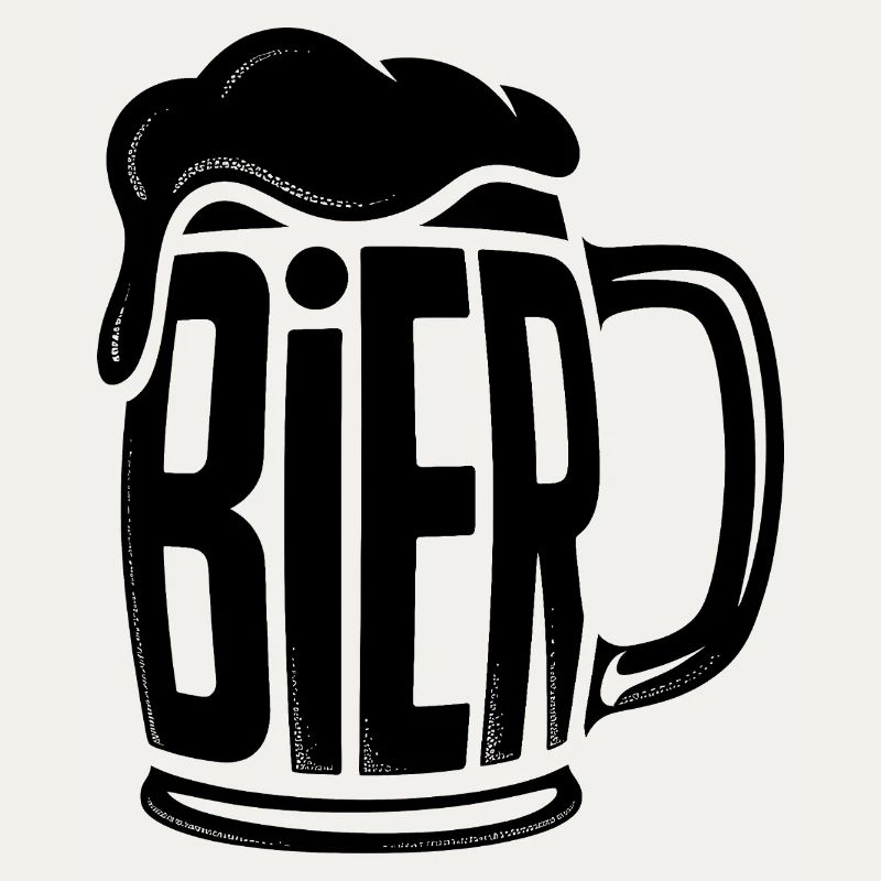 Bier - Funny Alcohol Logo