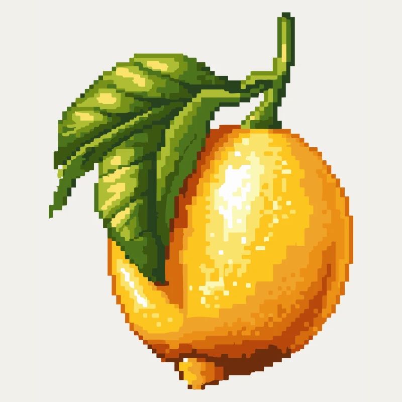 Icône Pixel Citron