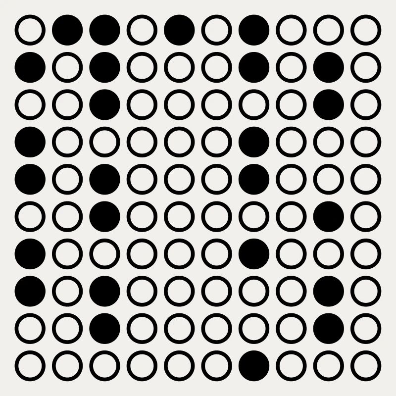 Nerdy Design "Primzahlen" bis 100