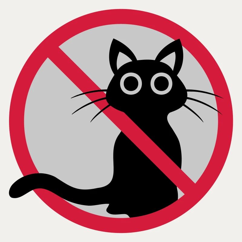 Signe interdit de chat