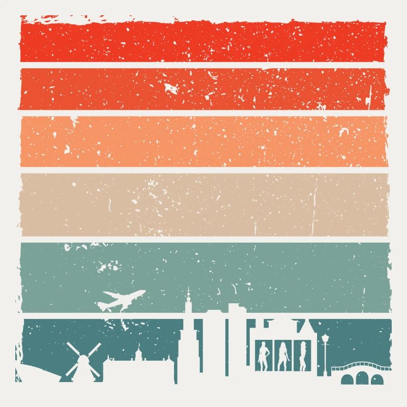 Sunset Skyline Silhouette