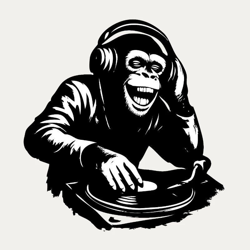 DJ The Monkey Dance Banksy Style