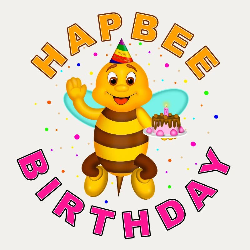 HAPBEE Geburtstag mit Text