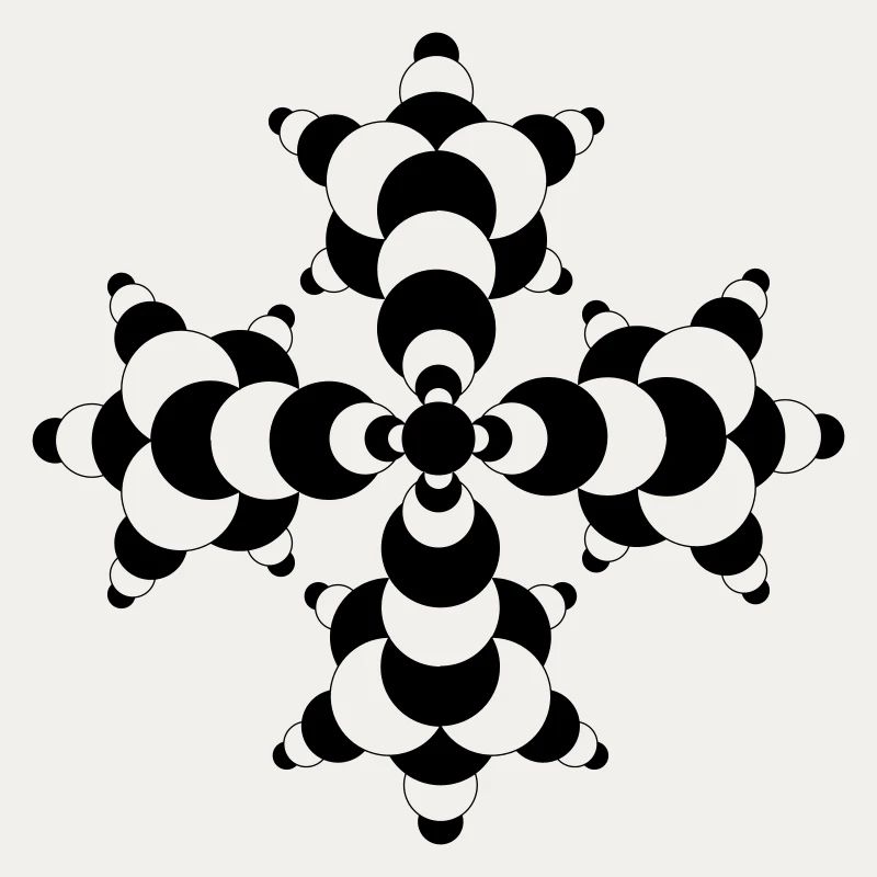 Fractal Molecule Crop Circle