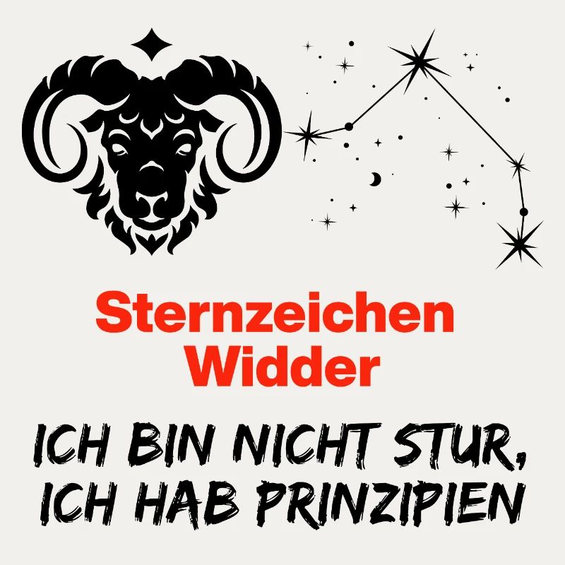 Sternzeichen Widder hat Prinzipien, Geburtstag