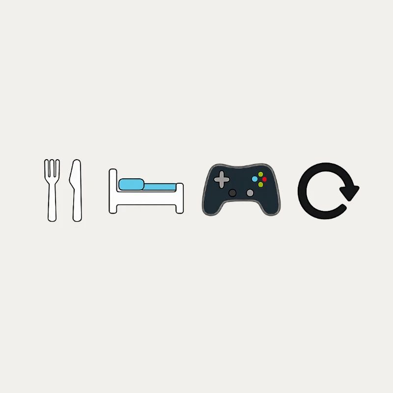 Manger dormir jeu Répéter
