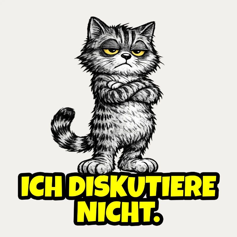 Ich diskutiere nicht. – Grumpy Katze (CAT)
