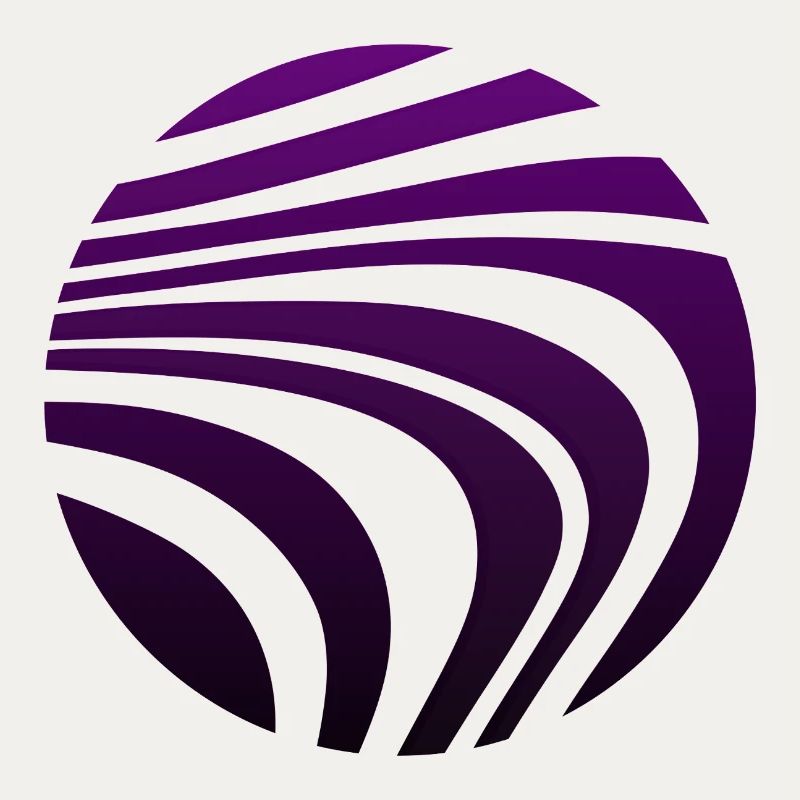 Psychedelic Pattern Violet Gradient