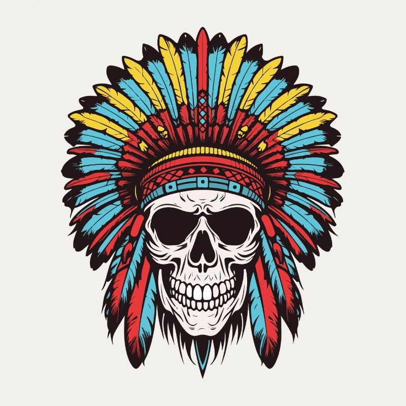 Crâne de chef indien Apache