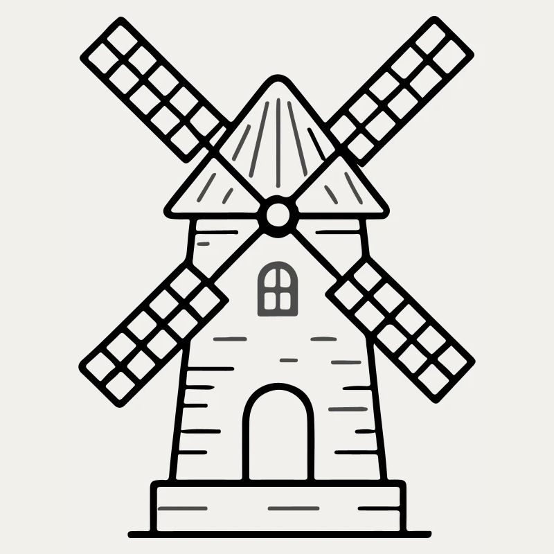 Icône du moulin à vent