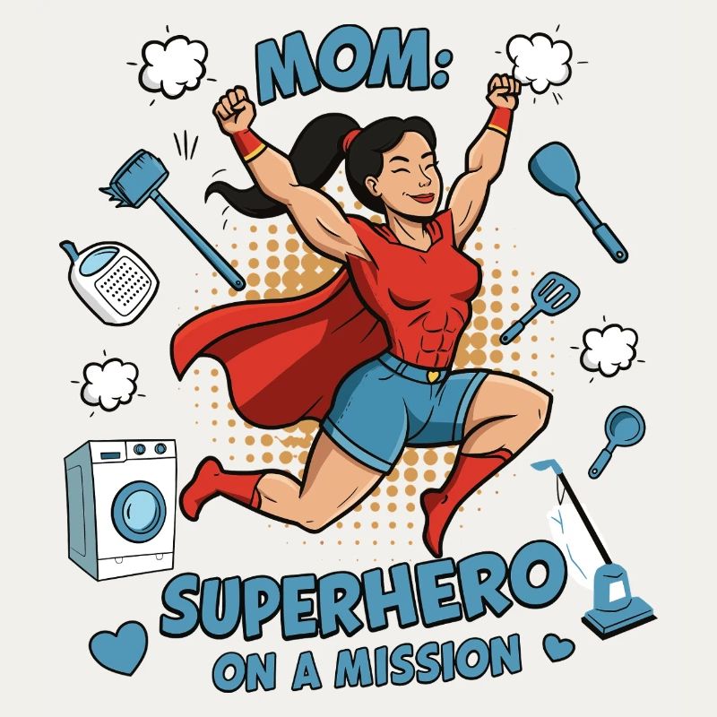 Mutter, Superheldin auf einer Mission !