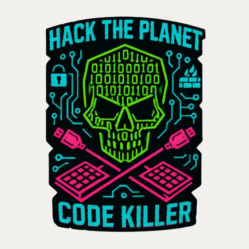 Hack the Planet Code Killer - Cyber Security