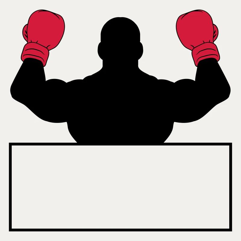 shield text area write sport poses boxer ha