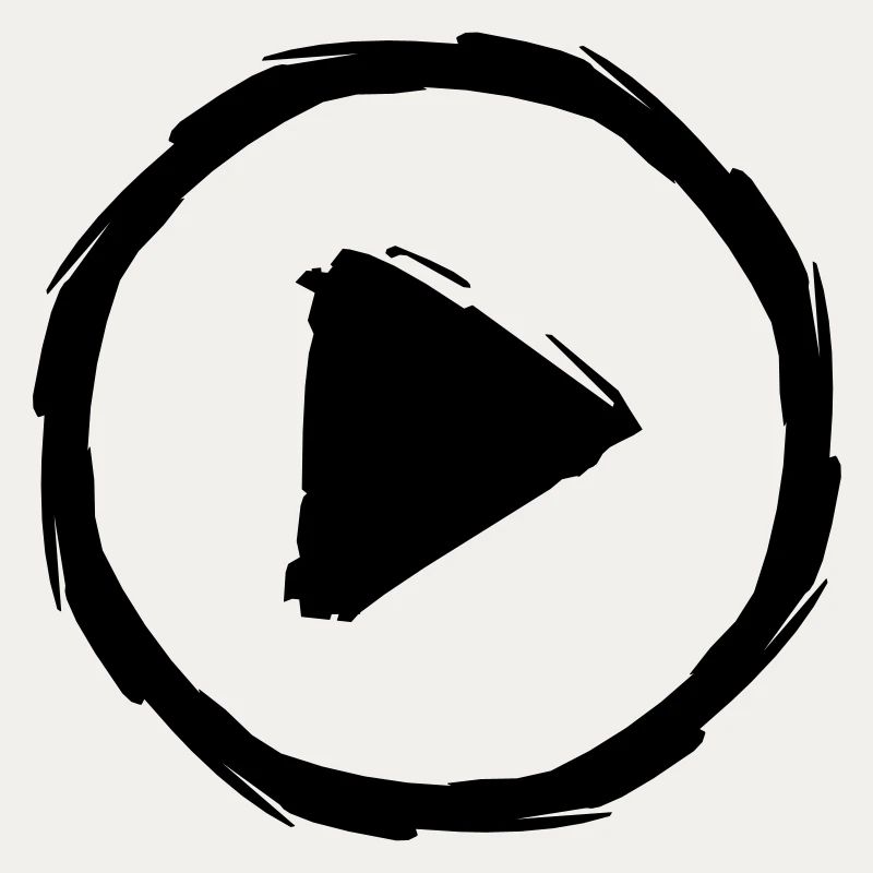 play triangle stop button break music buttons circles