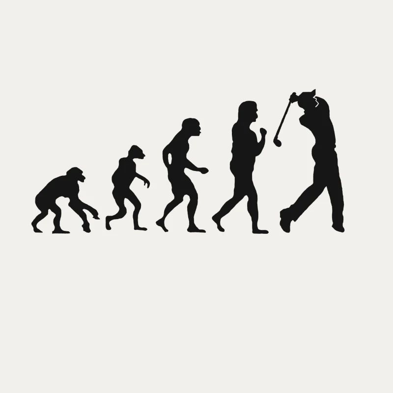 Golfeur évolution golfeur golf évolution
