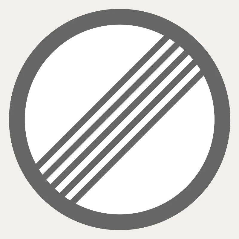 Verkehrsschild Geschwindigkeit Frei Autobahn