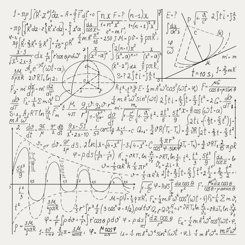 Math Formula - Math Equation Pattern Lover Gift