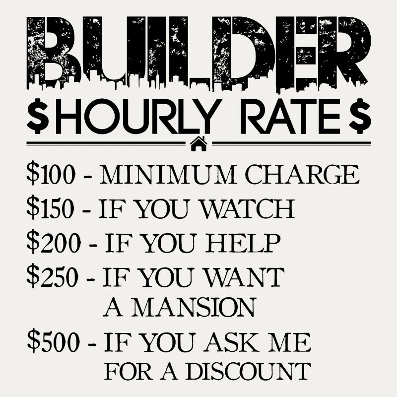 Builder Hourly Rate - black - Hausbauer