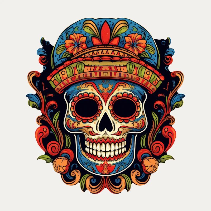 Crâne de Cinco de Mayo