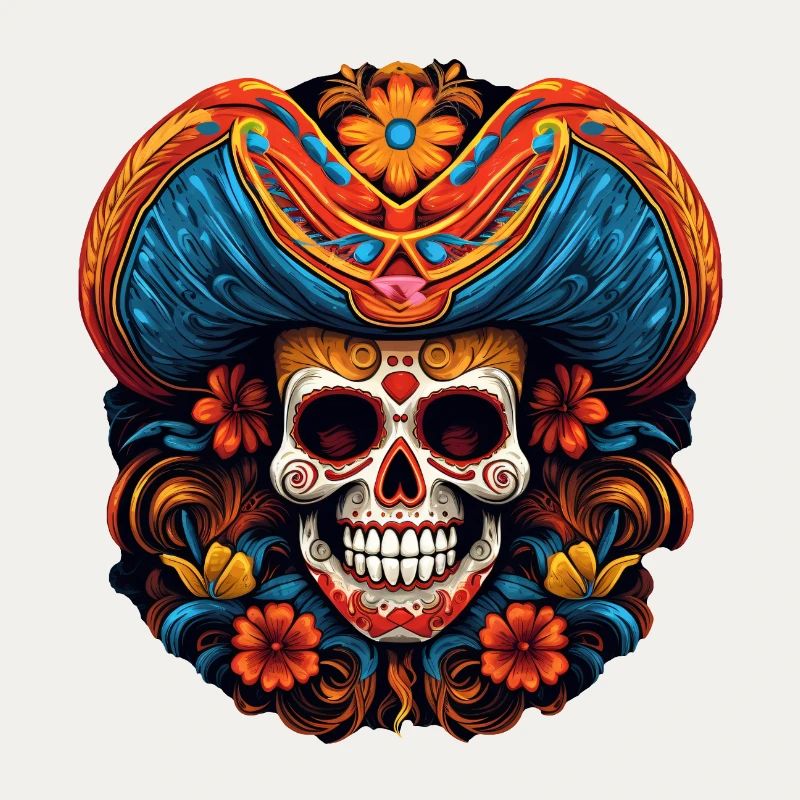Cinco de Mayo Skull