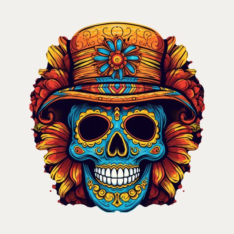 Cinco de Mayo Skull