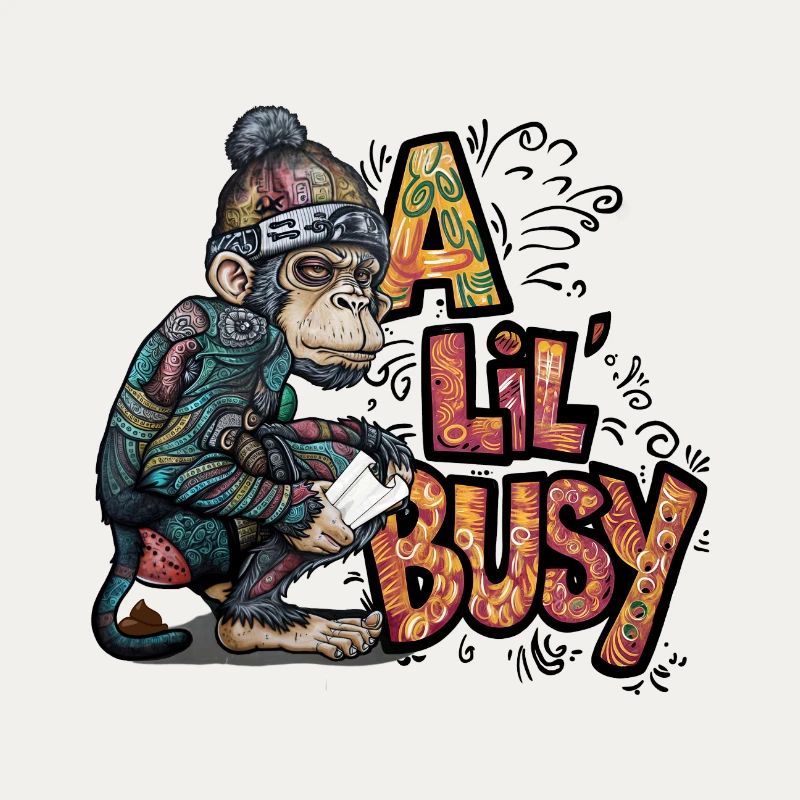 Busy Monkey: Ein kleiner Toilettenhumor