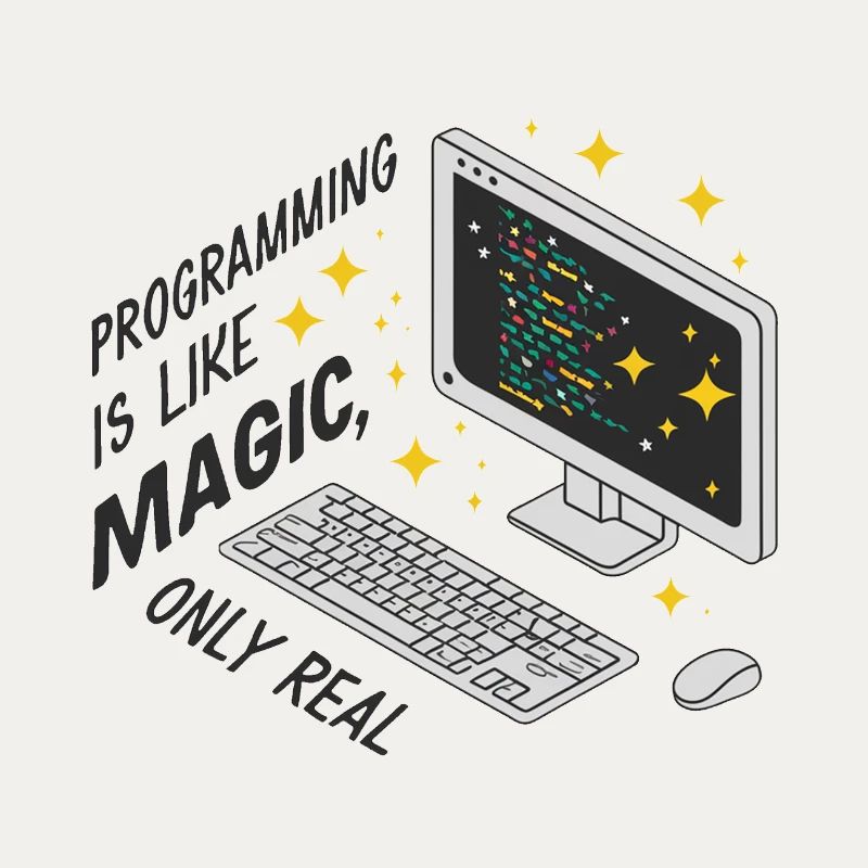 Programming is like magic, only real.