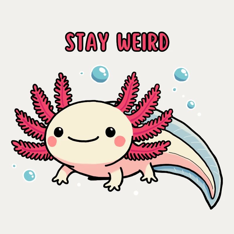 Weird Axolotl - bleib einfach du