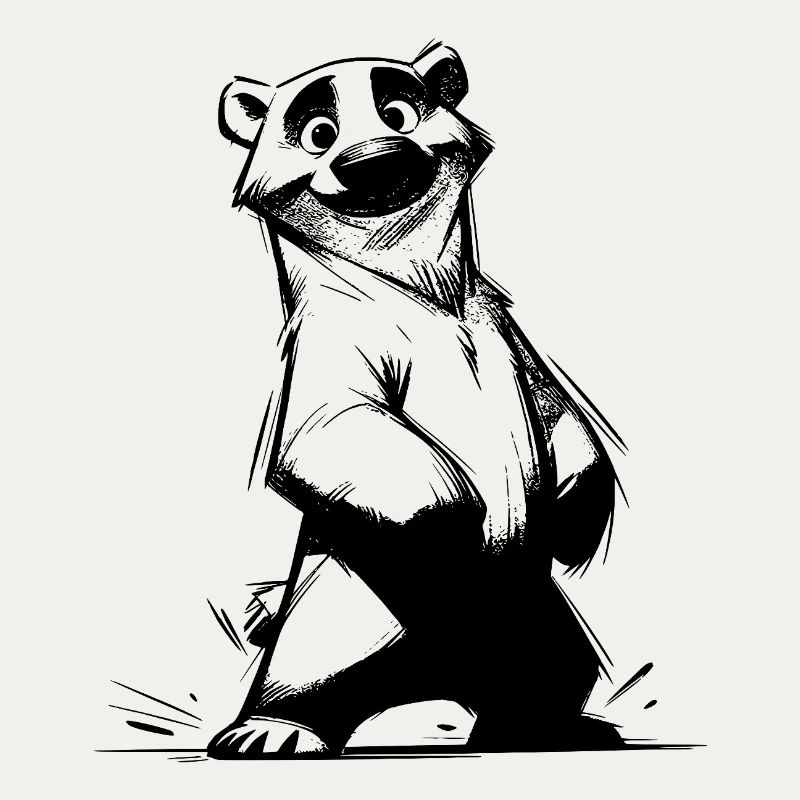 Cute bear comic darling with cuddle factor