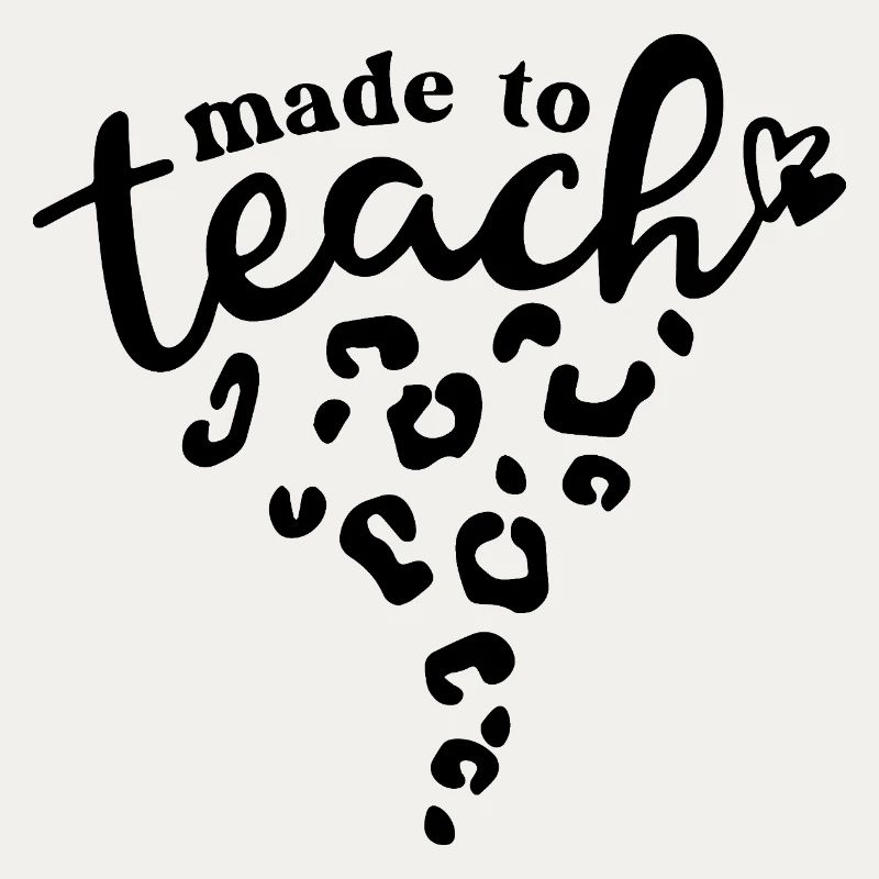 Gemacht, um Lehrer mit Leopardenmuster zu unterrichten